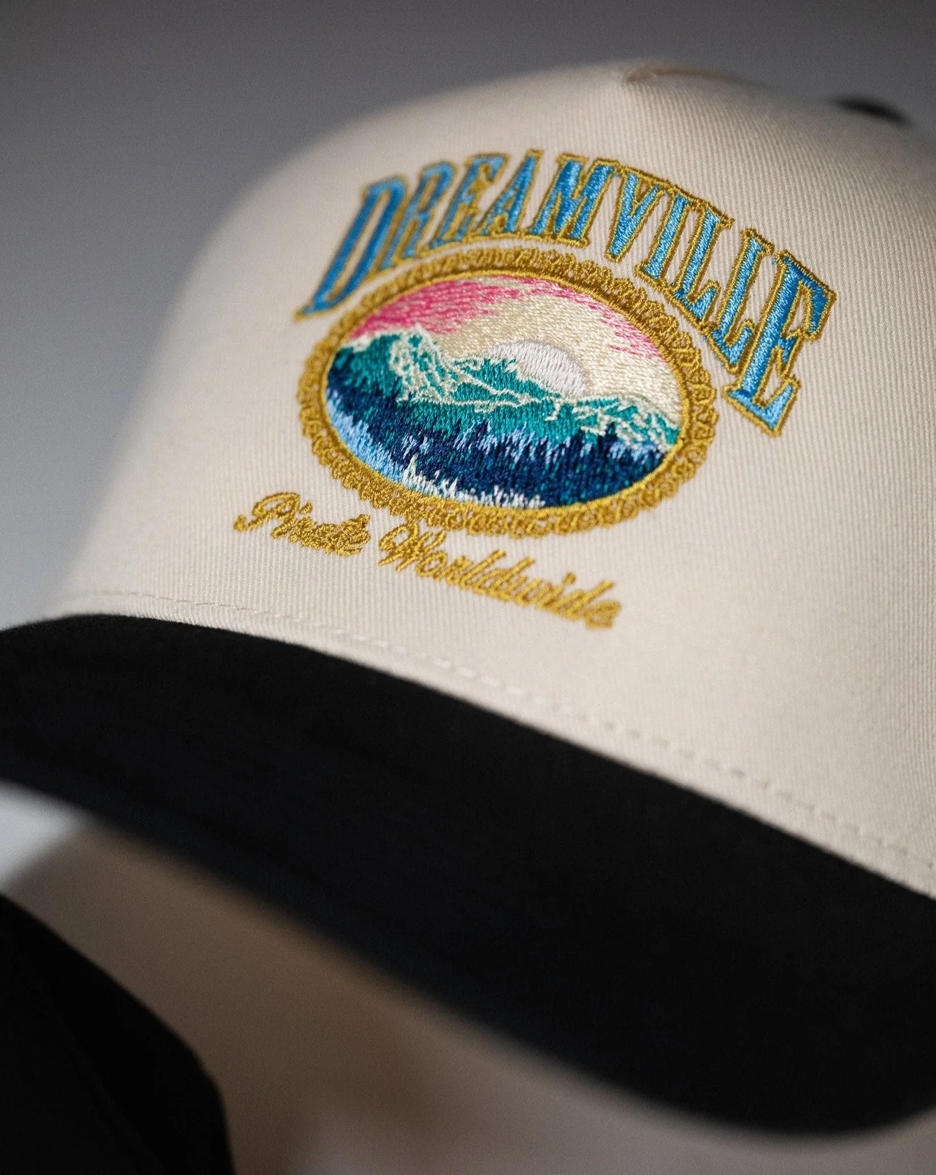 Dreamville by Pirate, Dreamville World Hat (Cream/Black) - Image 3