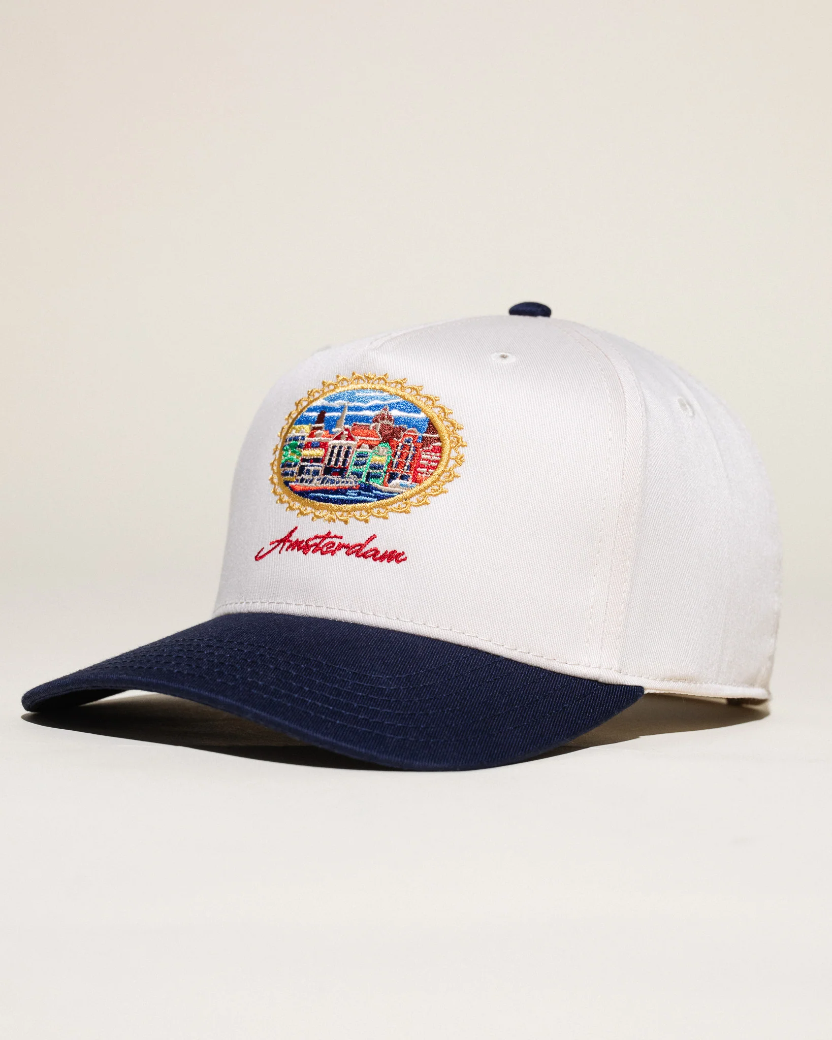 Pirate Amsterdam Hat (Cream/Navy) - Image 3
