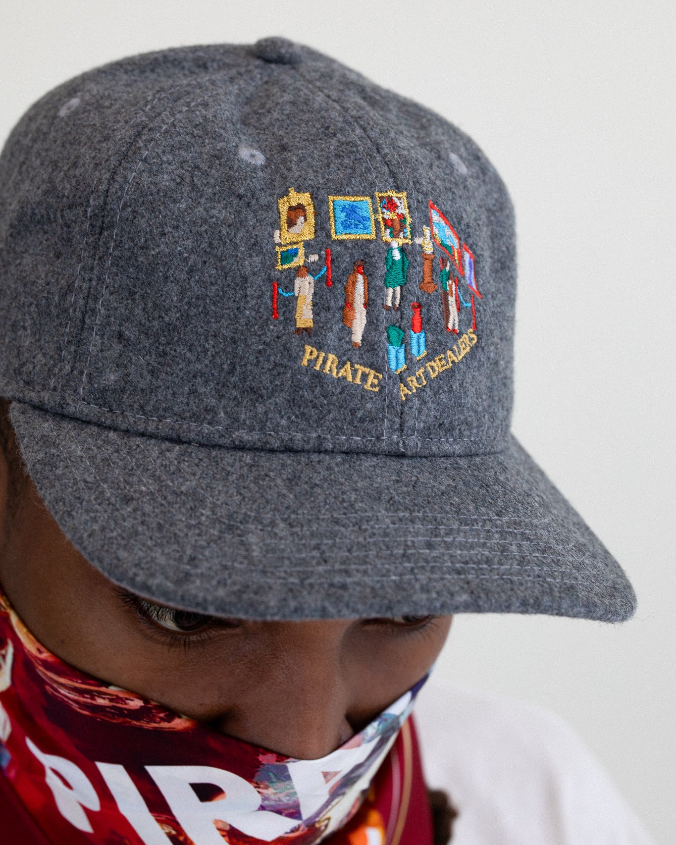Pirate Art Museum Wool Hat (Grey) - Image 3