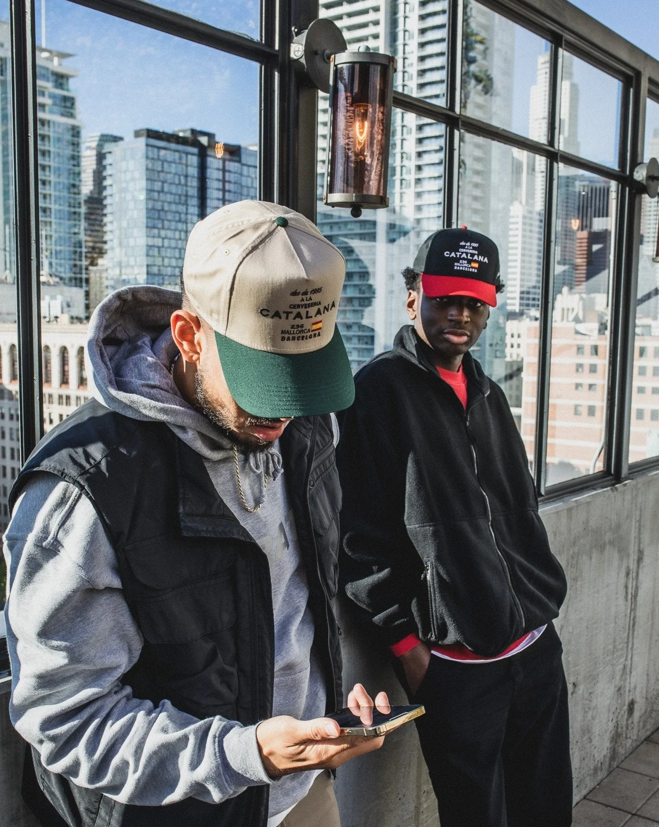 Pirate Barcelona Hat (Beige/Green) - Image 3