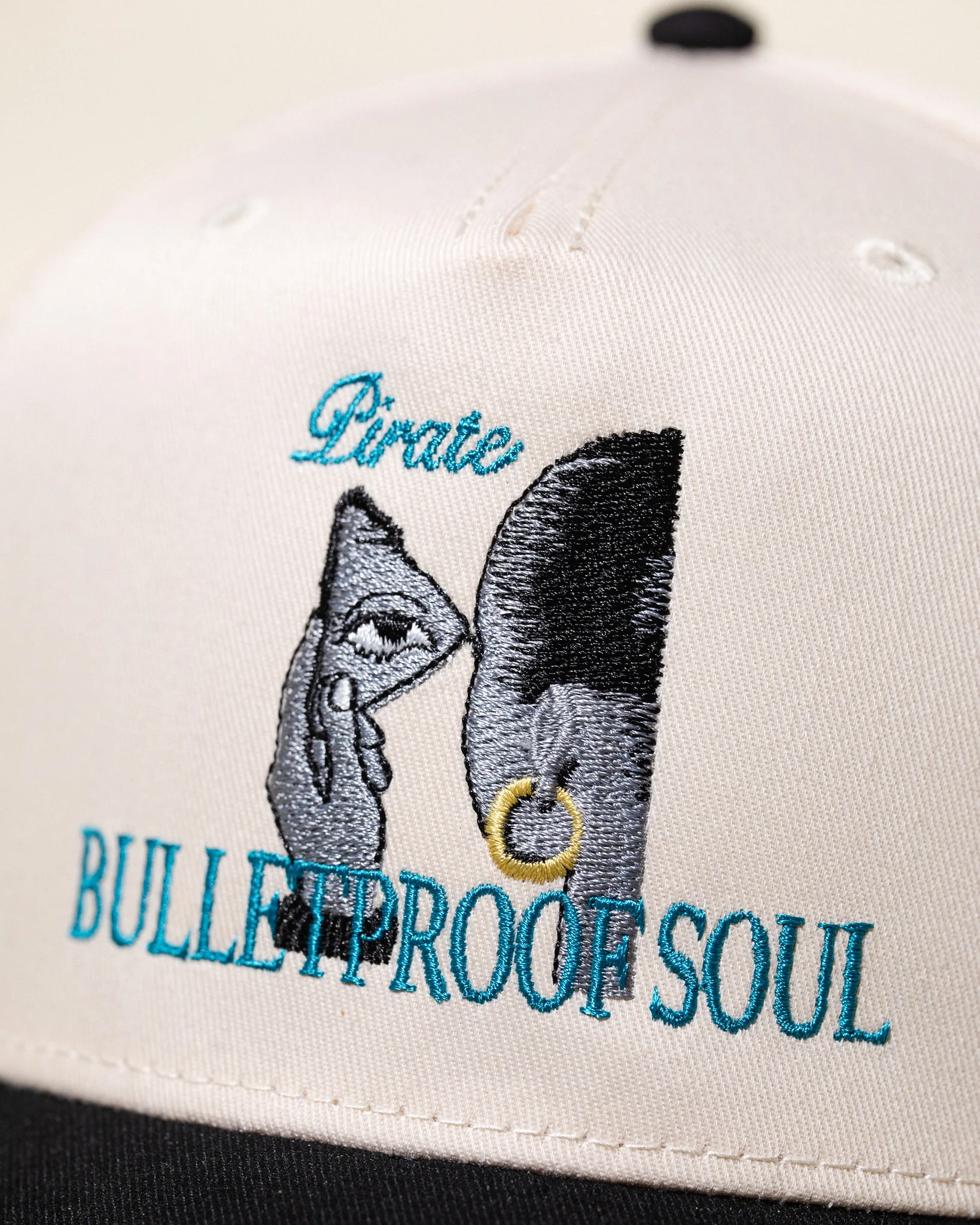 Pirate Bulletproof Soul Hat (Cream/Black) - Image 3