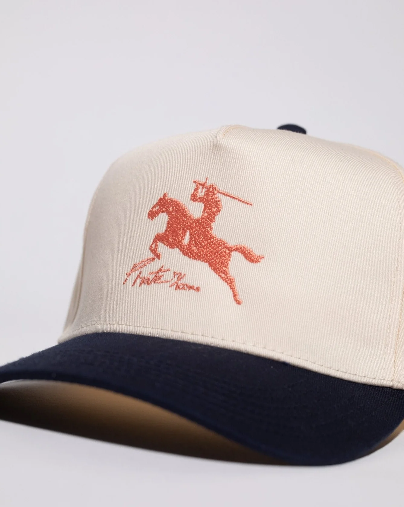 Pirate By Any Means Hat (Cream/Navy) - Image 3