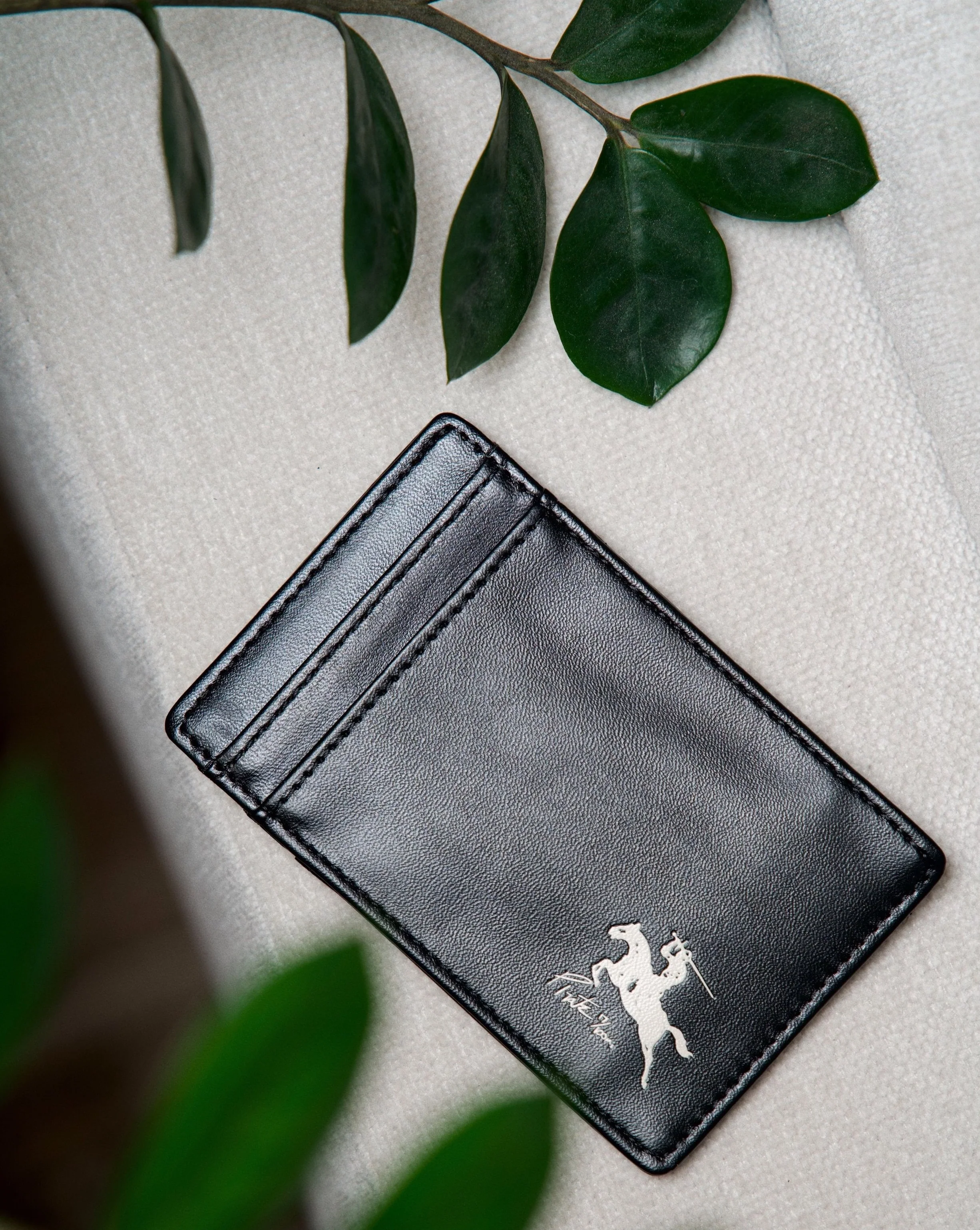 Pirate "By Any Means" Leather Card Holder - Image 3
