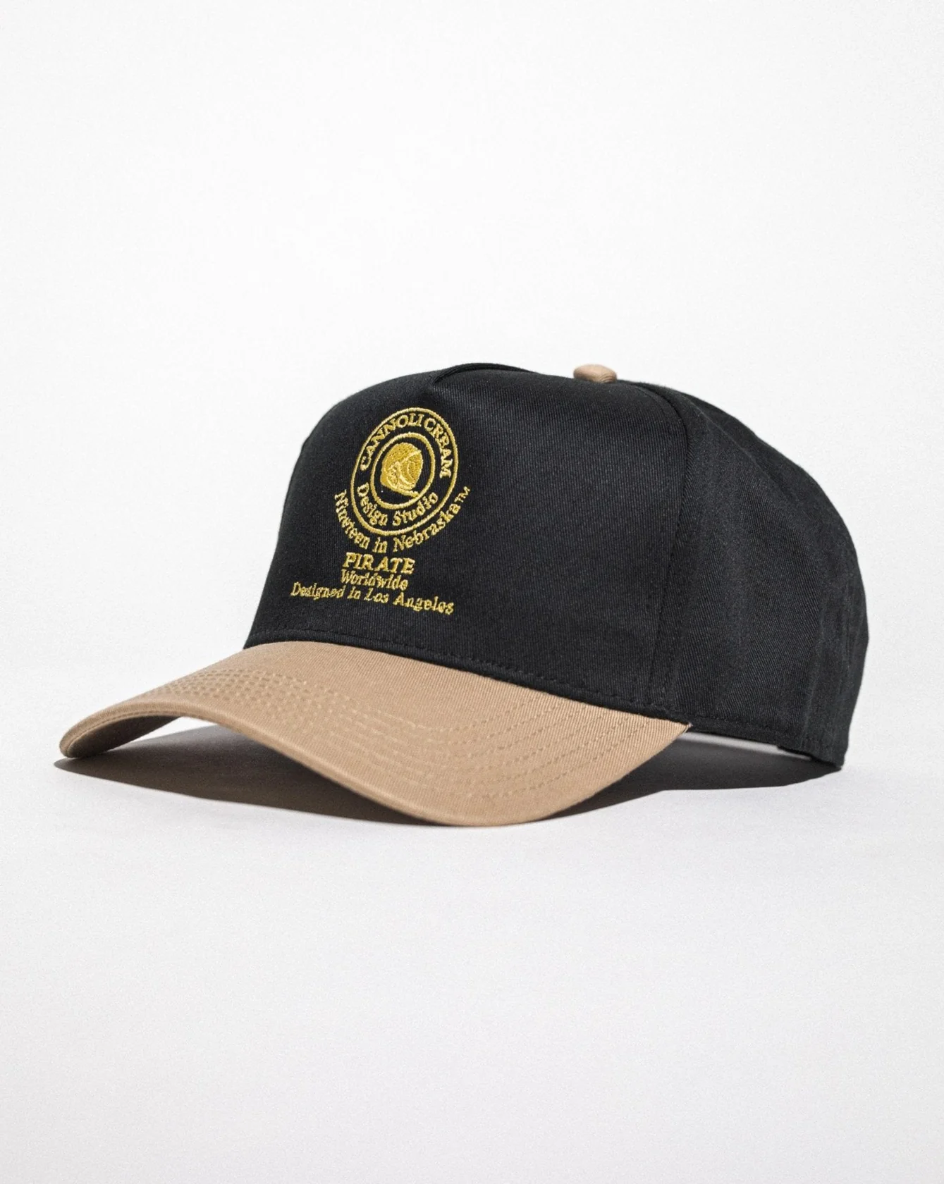Pirate Cannoli Cream Design Studio Hat (Black/Khaki) - Image 4