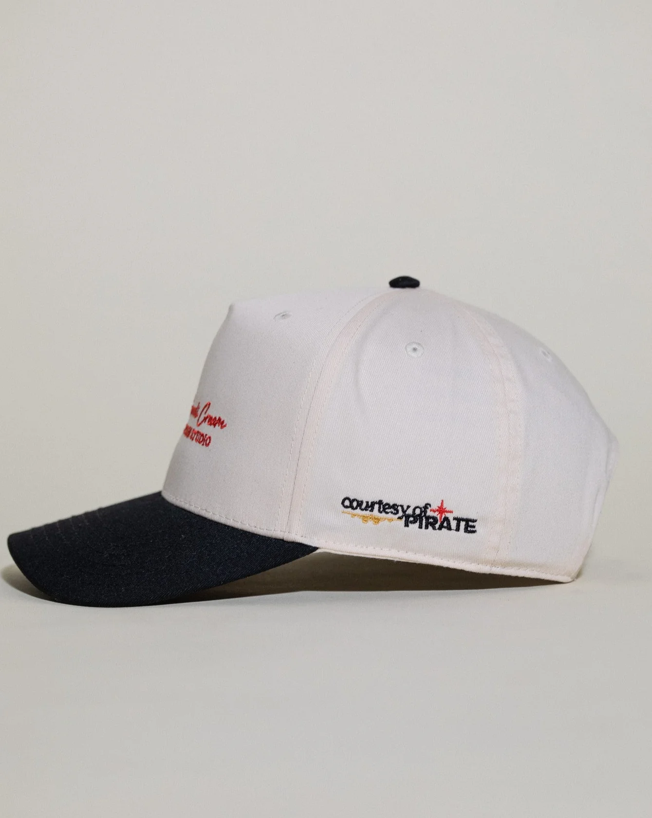 Pirate Cannoli Cream Design Studio Hat (Cream/Black) - Image 3