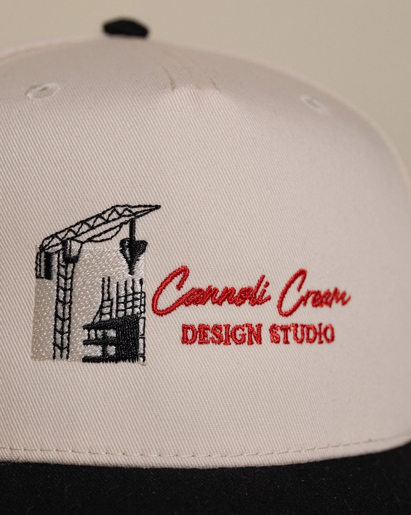 Pirate Cannoli Cream Design Studio Hat (Cream/Black) - Image 4