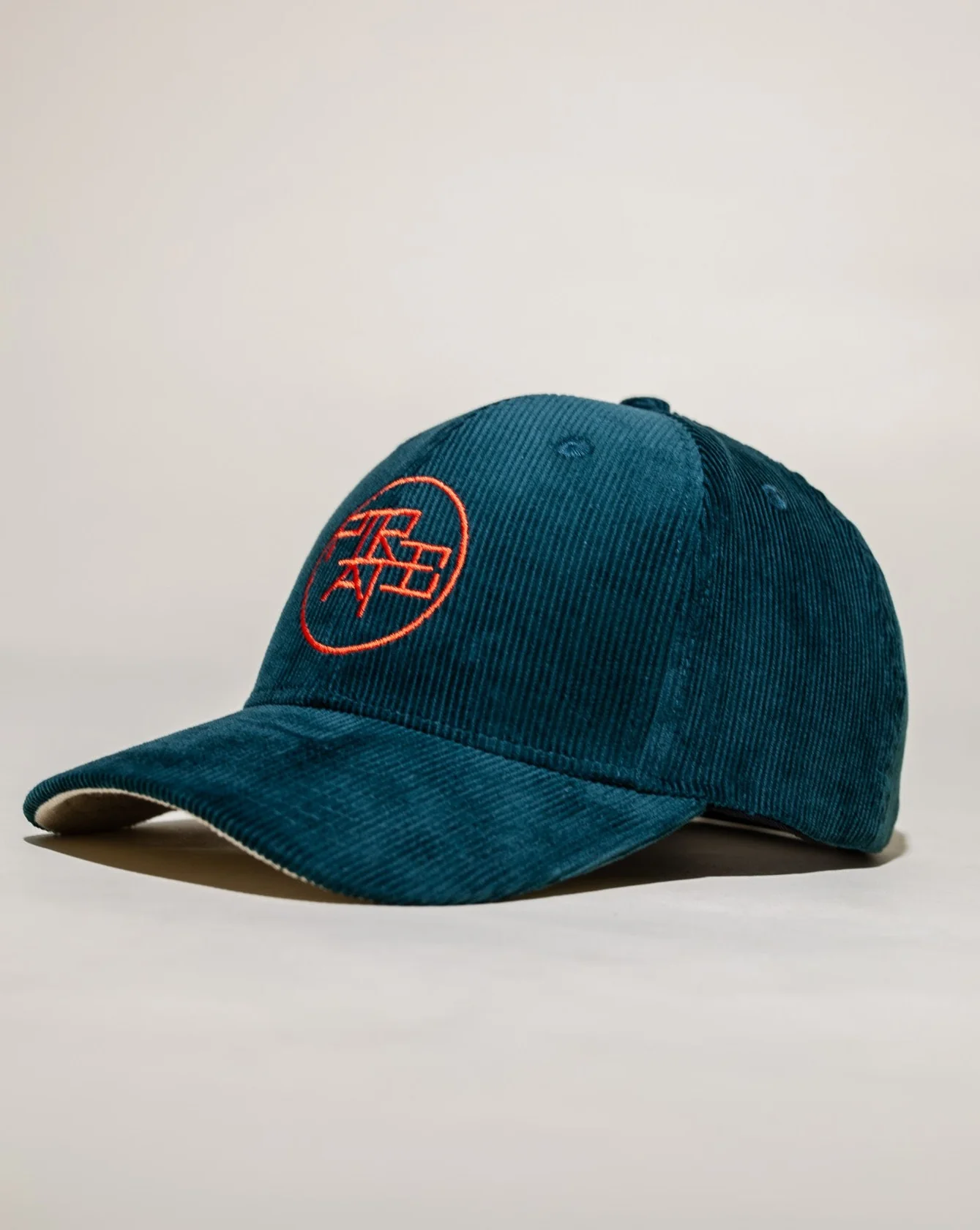 Pirate Circle Logo Corduroy Hat (Dark Green) - Image 7