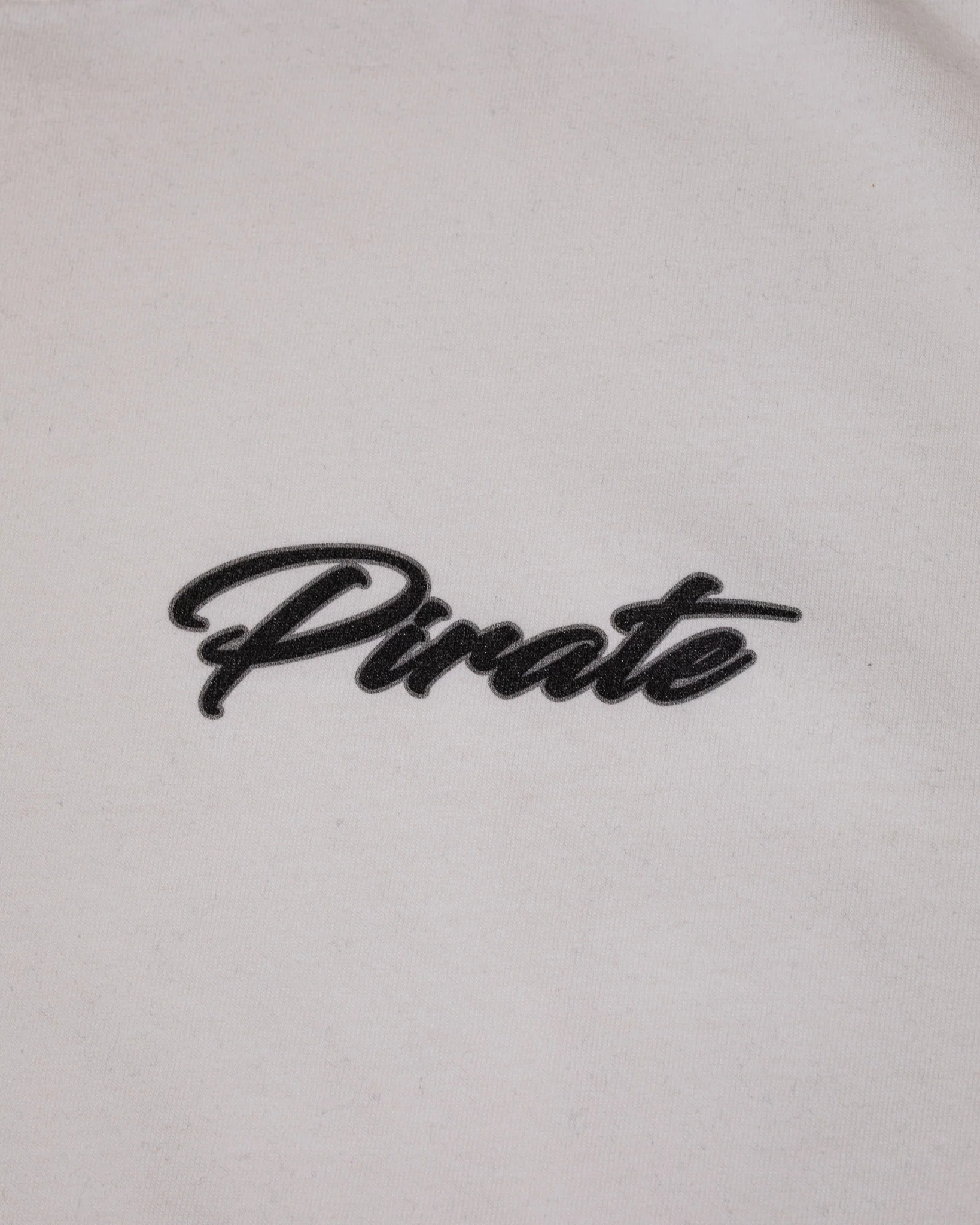 Pirate Cursive Tee (Off White) - Image 4