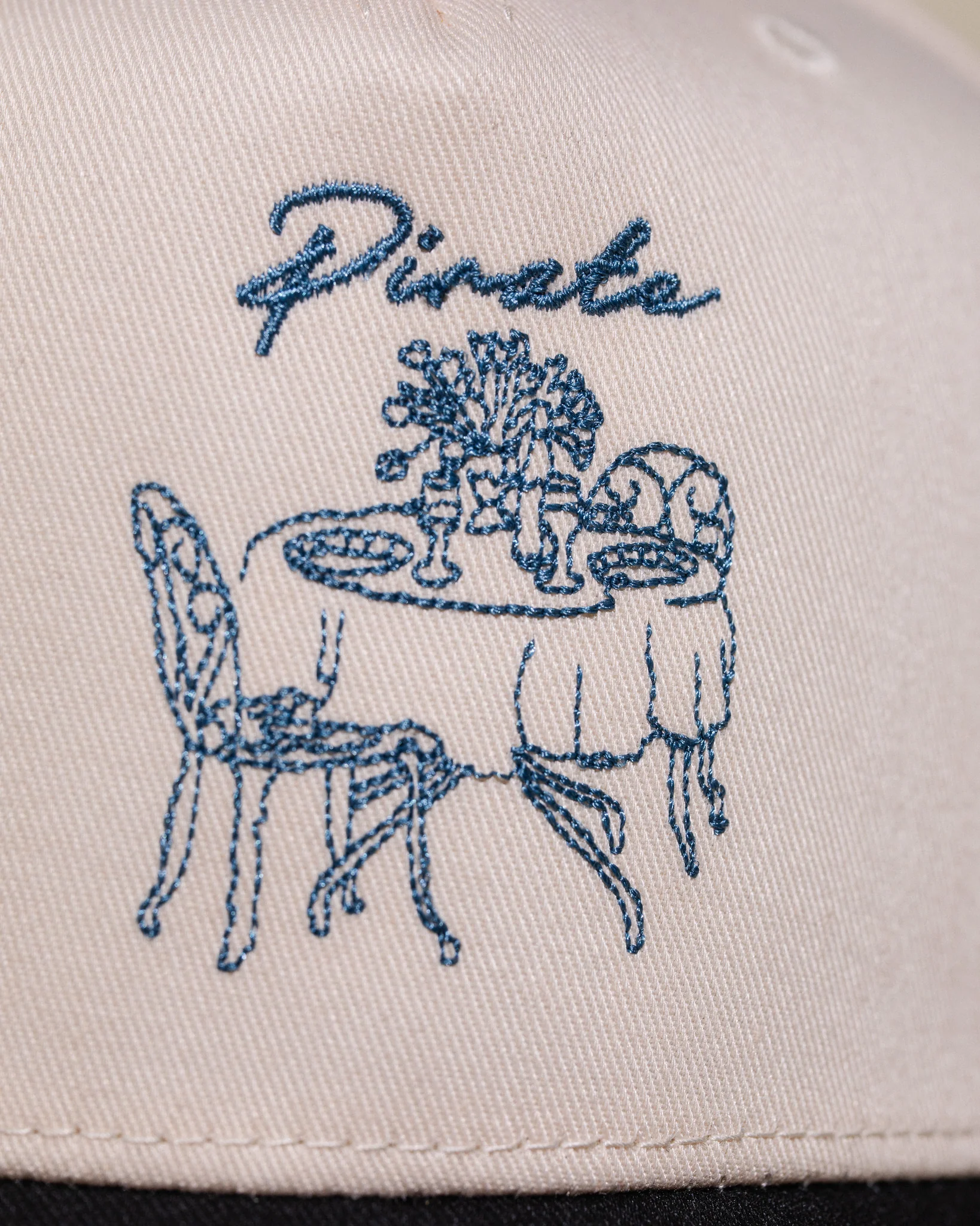 Pirate Fine Dining Hat (Cream/Black) - Image 4