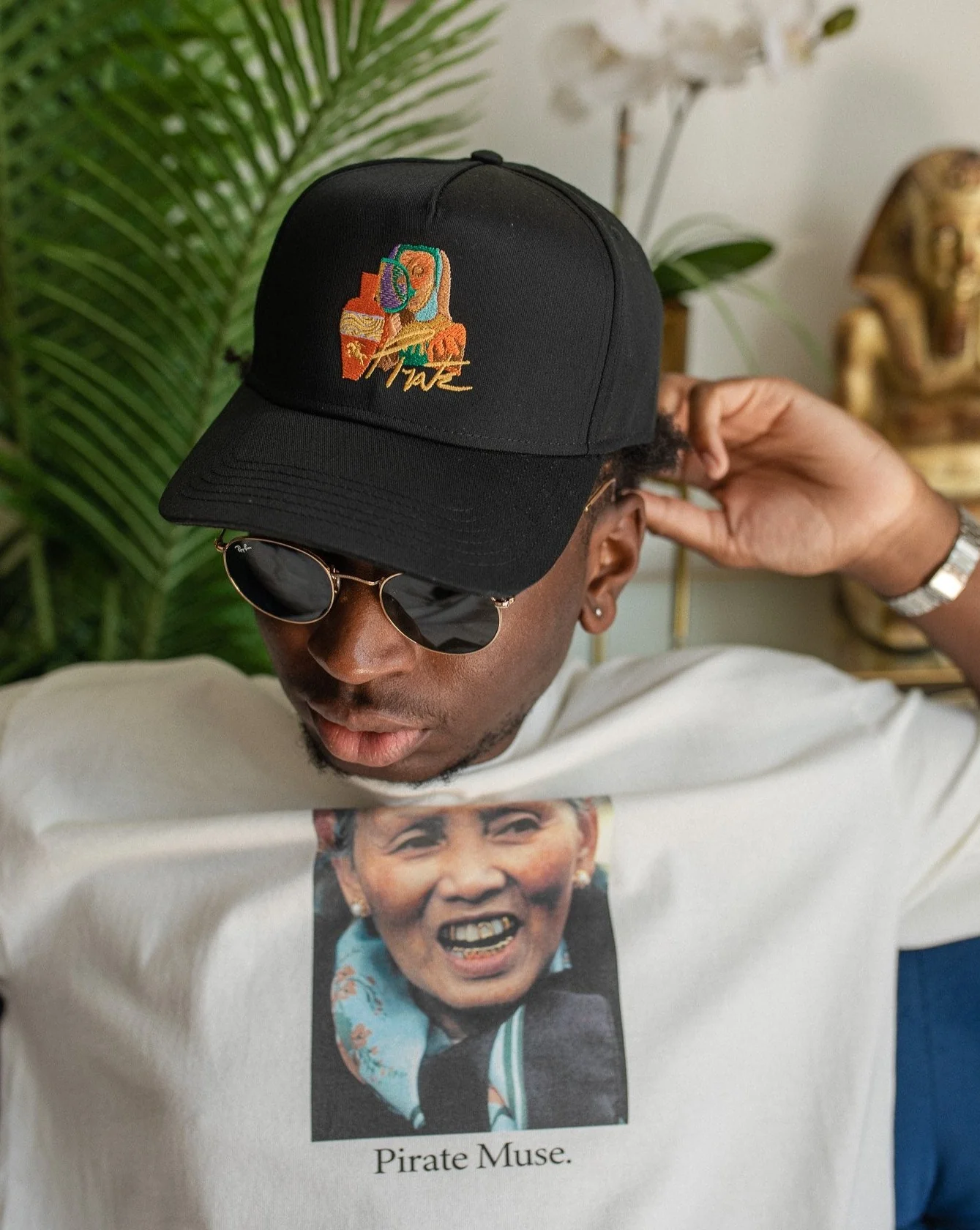 Pirate Magnifying Glass Hat (Black) - Image 5