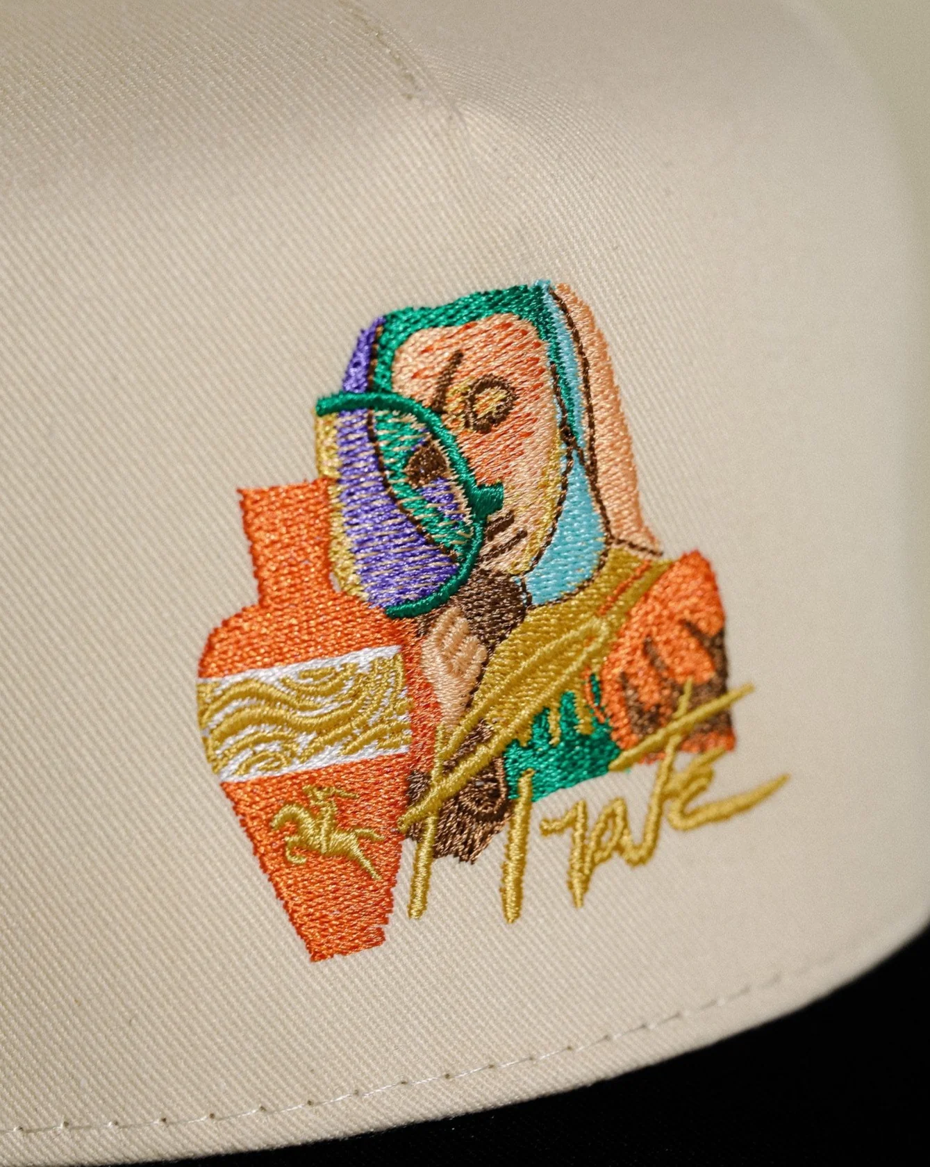 Pirate Magnifying Glass Hat (Cream/Black) - Image 4