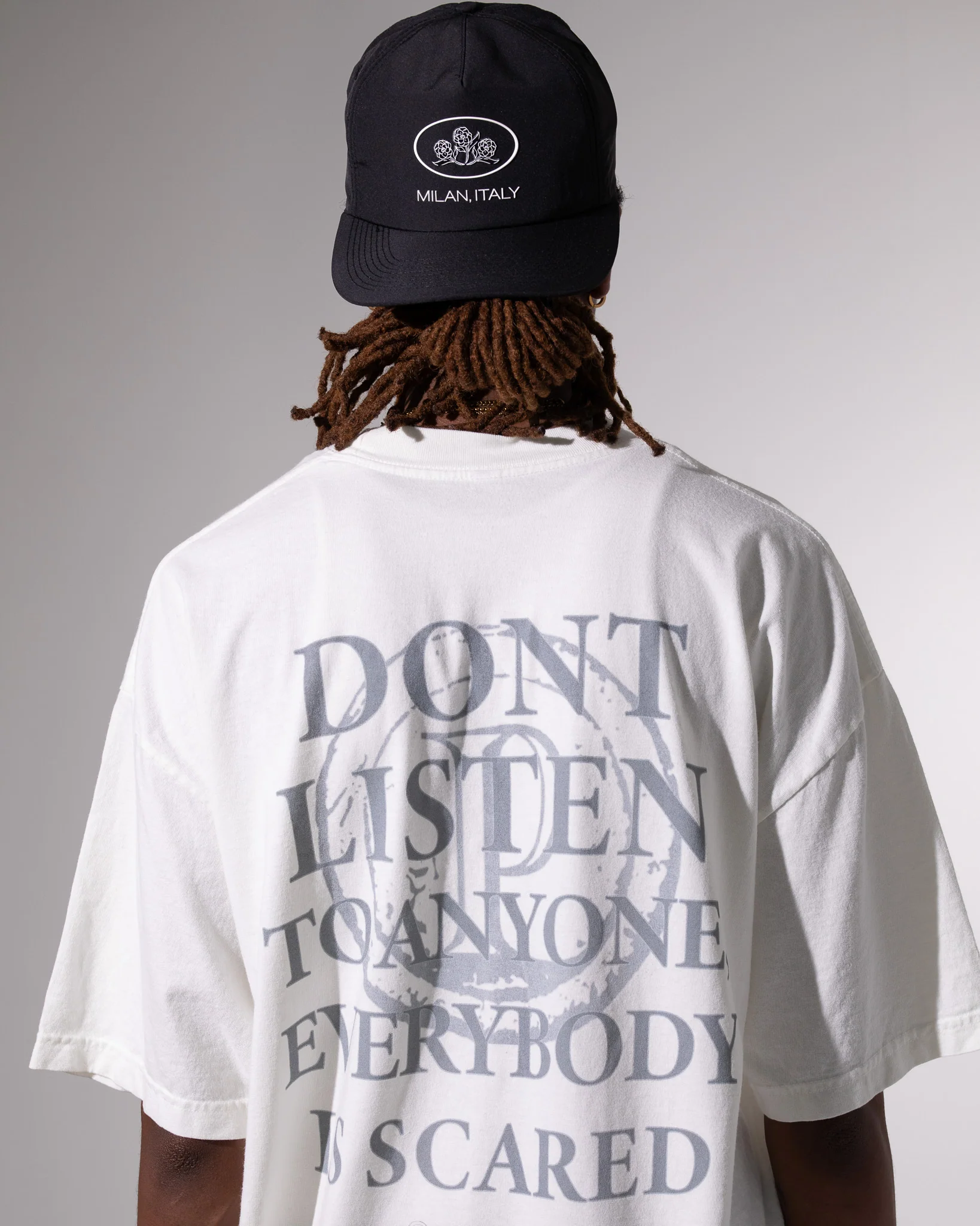 Pirate Milan, Italy Nylon Hat (Pirate Black) - Image 3