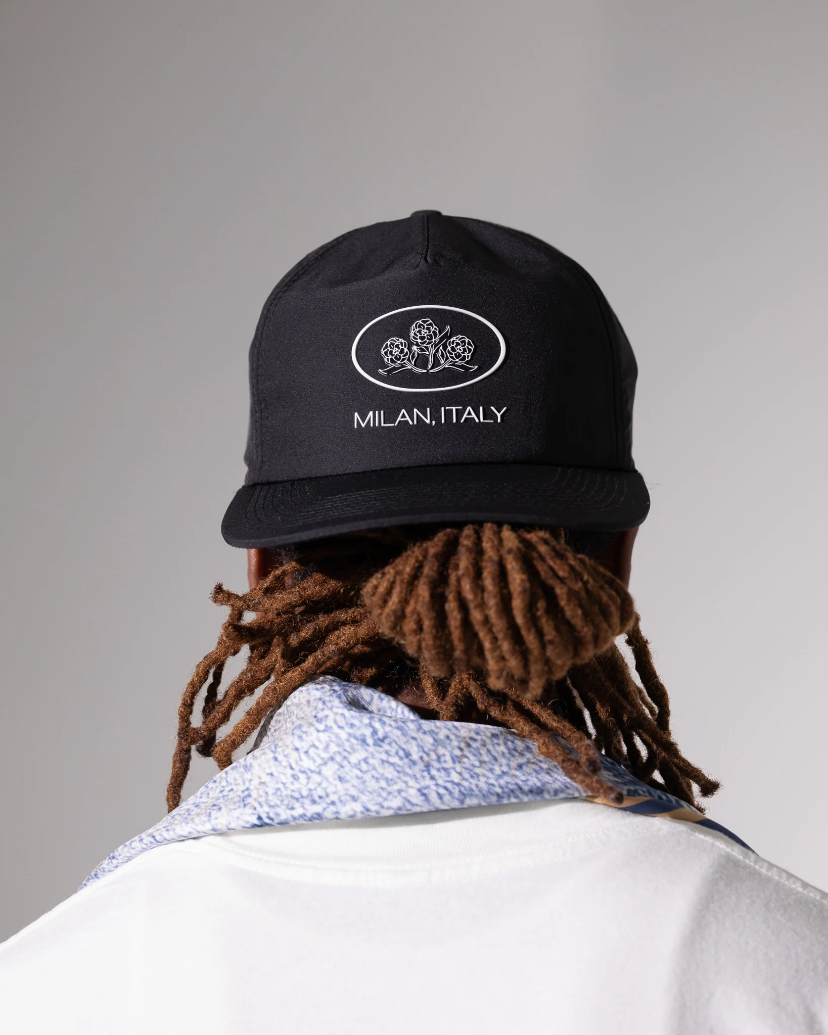 Pirate Milan, Italy Nylon Hat (Pirate Black) - Image 4