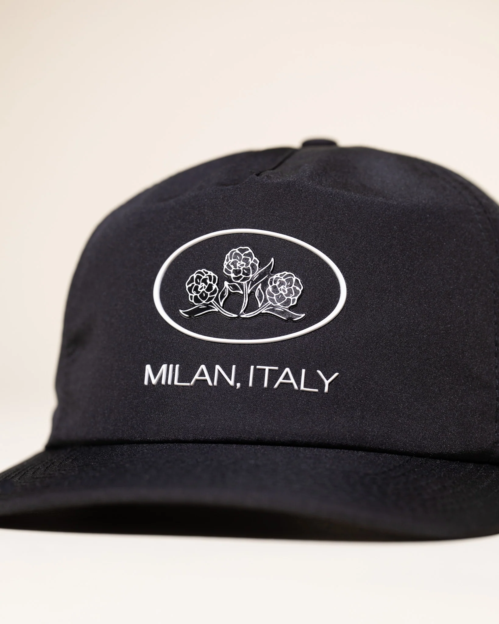 Pirate Milan, Italy Nylon Hat (Pirate Black) - Image 5