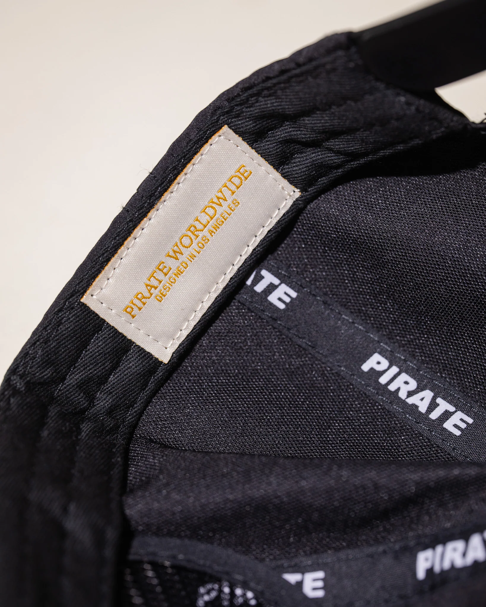 Pirate Milan, Italy Nylon Hat (Pirate Black) - Image 9