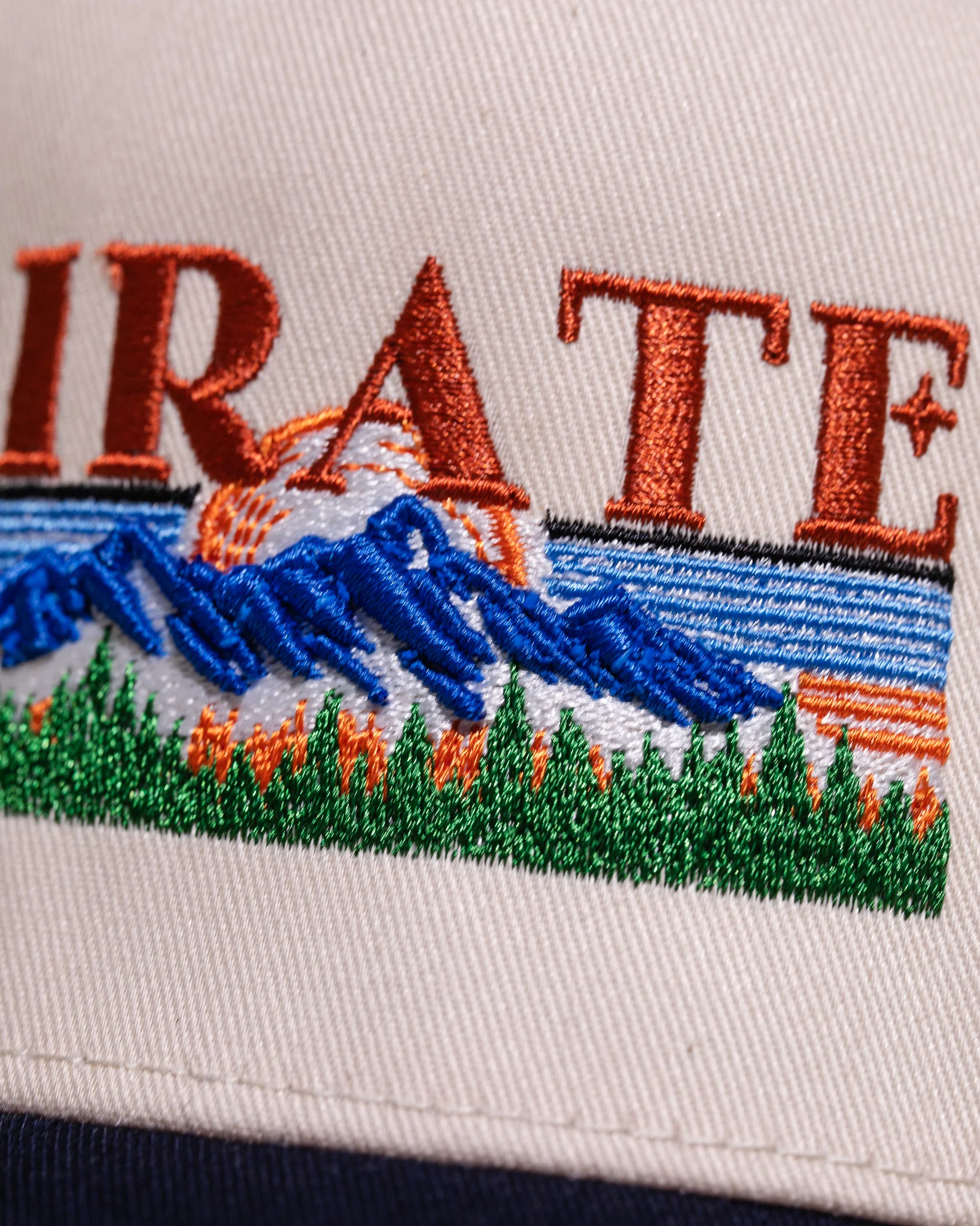 Pirate Mountains Hat (Cream/Navy) - Image 5