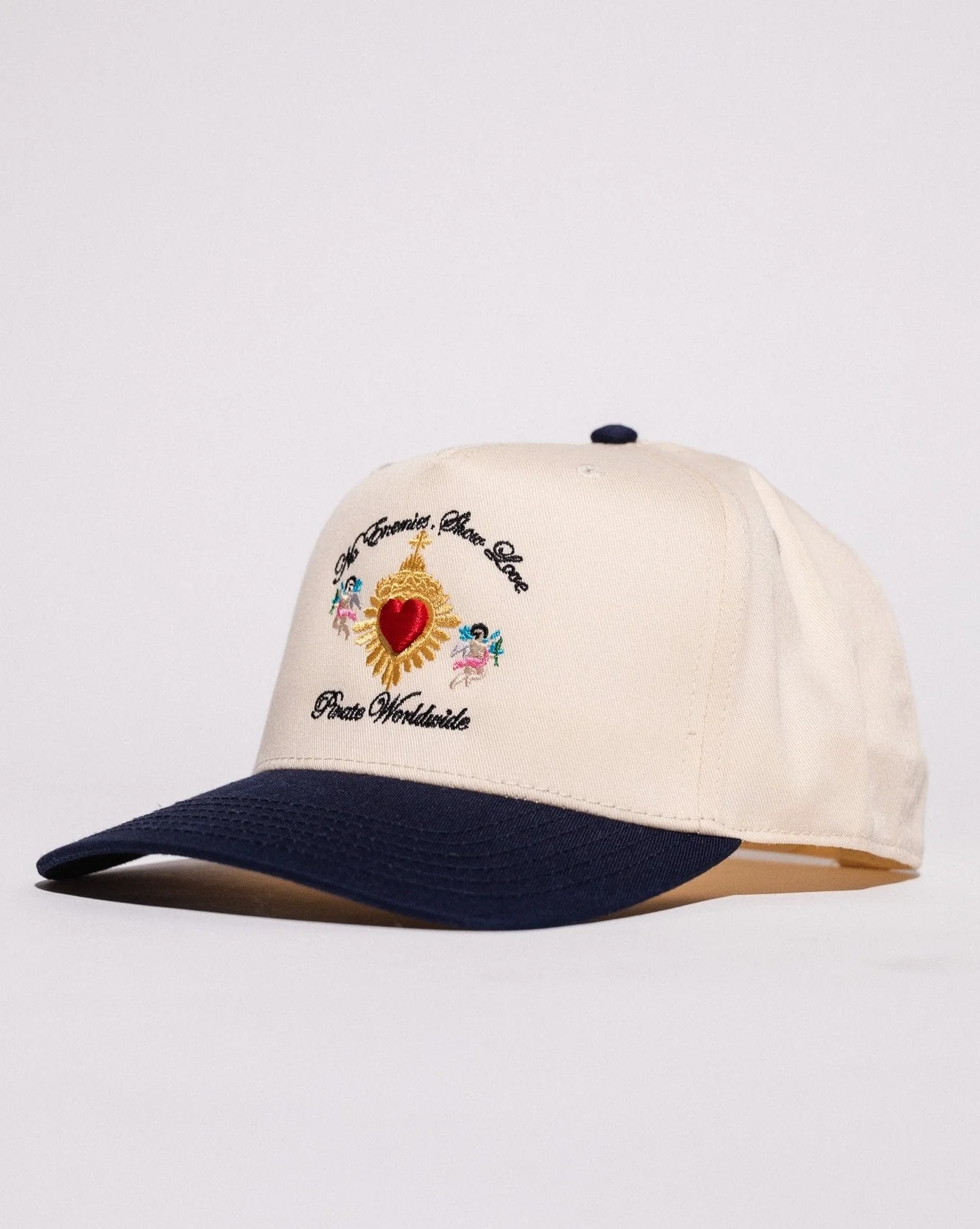 Pirate No Enemies, Show Love Hat (Cream/Black) - Image 4