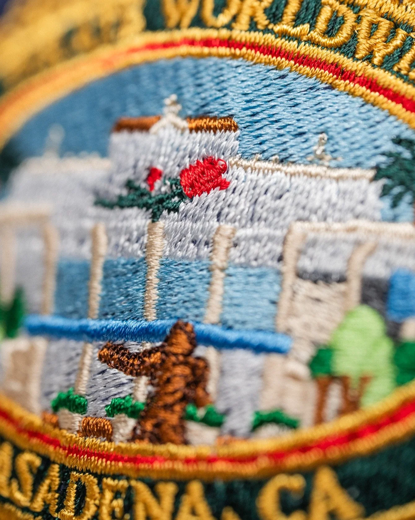 Pirate Pasadena Bowl Corduroy Hat (Navy/Antique Brown) - Image 3