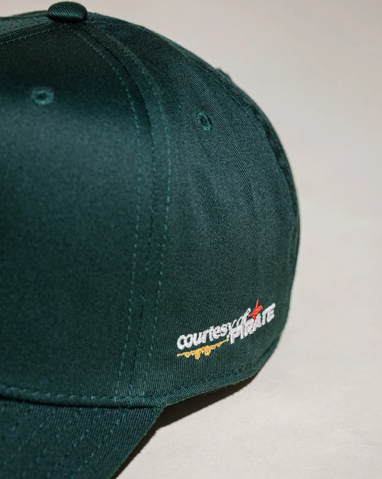 Pirate PW Chain Stitch Hat (Green) - Image 7