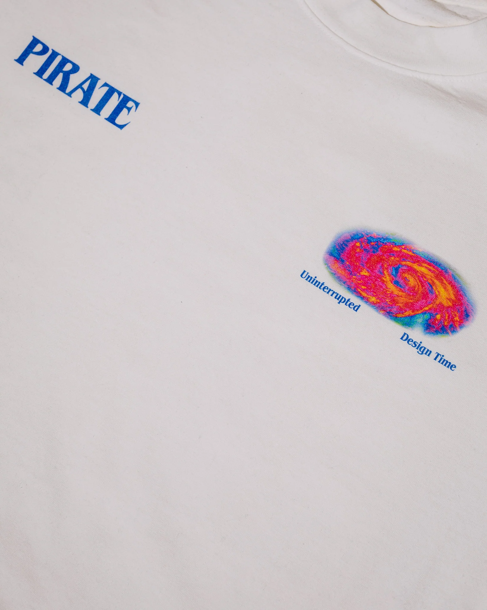 Pirate Uninterrupted Design Time Tee (Off White) - Image 3